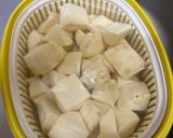 りんごとさつまいもとクリチのきんとん作り方1写真