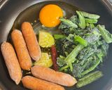 放置して完成手抜き朝食イタリアン目玉焼き作り方2写真