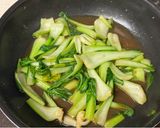 チンゲン菜のオイスター炒め作り方5写真
