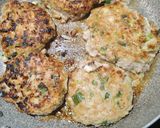 簡単 長ネギ入り鳥つくね味噌味作り方6写真