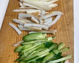 大人の冷やしラーメン ちくわとセロリのせ作り方3写真