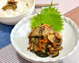 干しズッキーニと人参の佃煮風♪作り方6写真