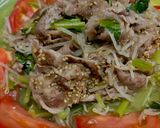 豚しゃぶ肉ともやしの蒸し焼き♪作り方5写真