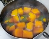 かぼちゃの煮物とりそぼろ餡作り方1写真