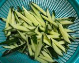 夏野菜の浅漬けサラダ【常備菜にも】作り方1写真