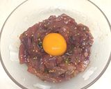 ワラサの尾の身でユッケ丼作り方4写真