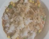 全てレンジ洋風味噌親子丼味オムライス弁当作り方7写真