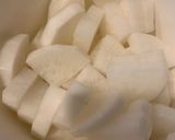 ちんげん菜と大根のそぼろ煮作り方1写真