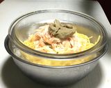 カニ味噌とカニカマの柚子胡椒冷製パスタ作り方17写真