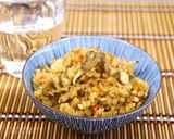 乾物で具沢山!舞茸と鶏肉の炊き込みご飯作り方7写真