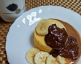 ★低糖質！🍌と🍫ソース添えおからケーキ♪作り方7写真