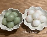 三色団子でお盆菓子2種お迎え団子送り団子作り方6写真