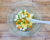 お手軽　野菜チーズマフィン作り方3写真