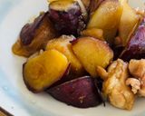 鶏もも肉とさつま芋の甘辛煮(ゆる四毒抜き)作り方4写真