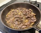 牛肉とゴボウの特製牛丼作り方5写真
