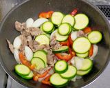ズッキーニと豚こまのケチャップ炒め作り方4写真