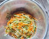 今日の副菜！簡単きゅうりとにんじんのナムル作り方2写真