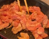 鶏せせりとしめじの柚子胡椒炒め作り方3写真