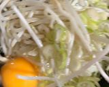 簡単　お好み焼き（もやし）作り方1写真