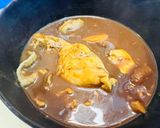 味噌煮込みうどんの余り具材で味噌煮込み餅作り方6写真