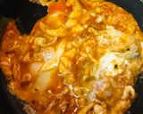 鶏皮の玉子チャーハン作り方1写真