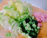 ＊レタスと胡瓜のキムチ納豆サラダ＊作り方2写真
