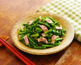 レンジで★アスパラとベーコンの塩胡椒和え作り方6写真