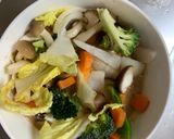 お一人様クリーミー味噌デミ味豆腐野菜炒め作り方15写真