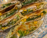 餃子の皮でモヤシささみの梅はさみ焼き作り方6写真