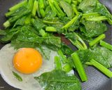 つるむらさきの卵炒め作り方3写真