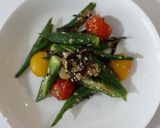 オクラとトマトの塩昆布サラダ作り方8写真