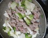簡単子持ち高菜と豚こま肉のゴマ油醤油炒め作り方4写真