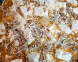 おつまみ!豚挽き肉とチーズin麻婆豆腐作り方10写真