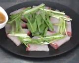 ぶりのカルパッチョ〜キウイ酢ソース〜作り方3写真