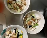茄子椎茸キムチオムライス味豆腐八宝菜風作り方8写真