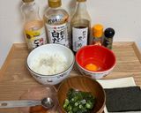 爆速TKG &わかめと青ねぎのお吸い物作り方1写真