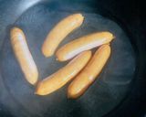 私の ホットドック作り方4写真