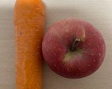 人参とりんごジュース♪作り方1写真