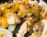 冷凍ナン●チキンミルク＆チーズカレー作り方1写真