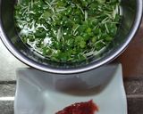 和えるだけ！しらすと梅肉のゴマ和えパスタ作り方1写真