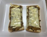 背徳の偽成金納豆チーズトースト作り方6写真