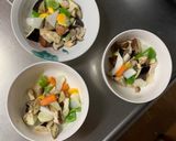 茄子椎茸キムチオムライス味豆腐八宝菜風作り方11写真