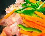 鶏肉とピーマン＆にんじんの緑黄食野菜炒め作り方2写真