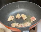 鶏ももとナスの甘辛卵とじ作り方12写真