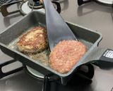 きのこソースのハンバーグ弁当作り方5写真