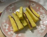 さつまいもの豚肉巻き。作り方1写真