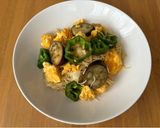 カレー風味ナスとピーマン素麺チャンプル風作り方11写真