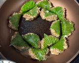 絶品！鶏ひき肉の大葉包みハンバーグ作り方4写真