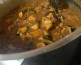 トマトとナス、えのきと手羽元の無水カレー作り方5写真