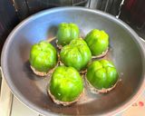 オーロラソースで♪丸ごとパプリカの肉詰め作り方8写真